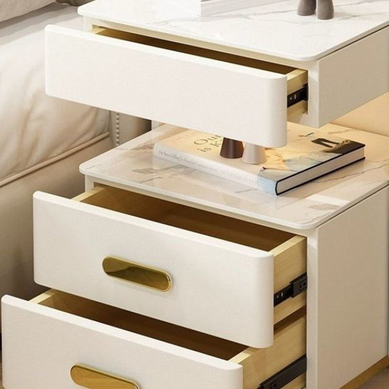 Contemporary Rock Nightstand 2-Drawer