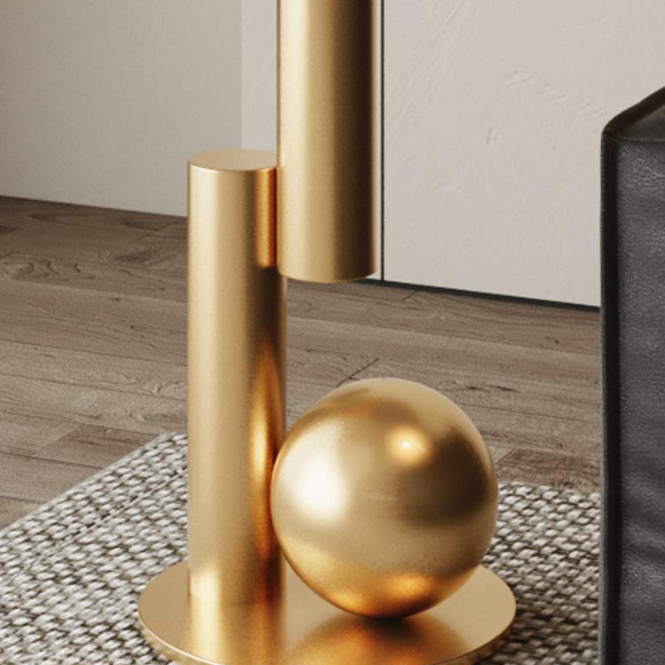 Contemporary Sintered Stone Geometric Coffee Table