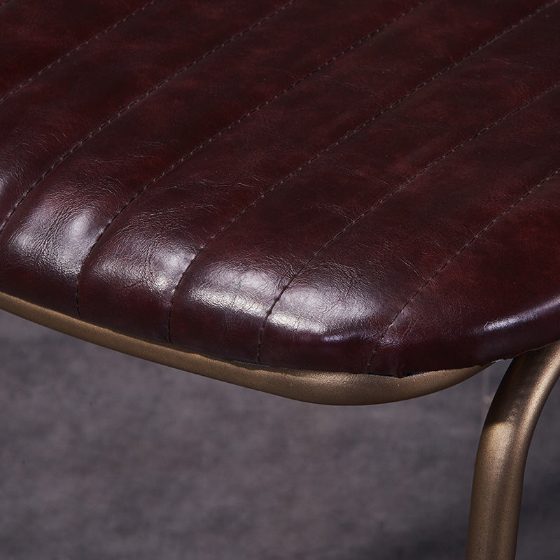 PU Leather Upholstered Metal Dining Chair