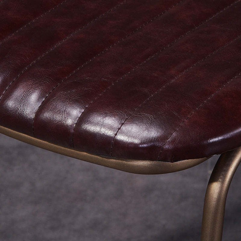 PU Leather Upholstered Metal Dining Chair