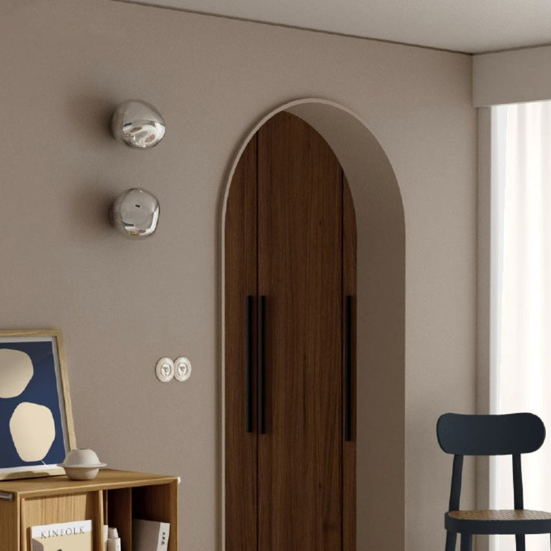 Minimalist Irregular Spherical Glass Wall Sconce