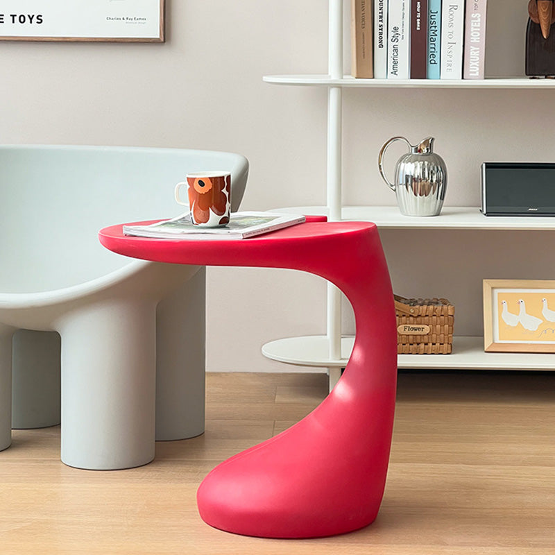 Contemporary C-Shape Coffee Table
