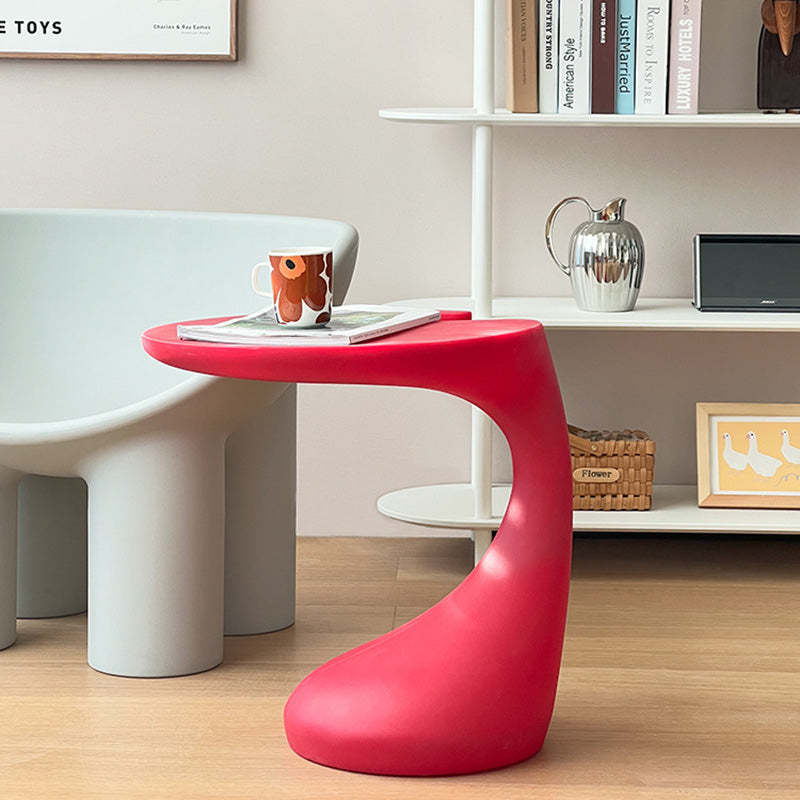 Contemporary C-Shape Coffee Table