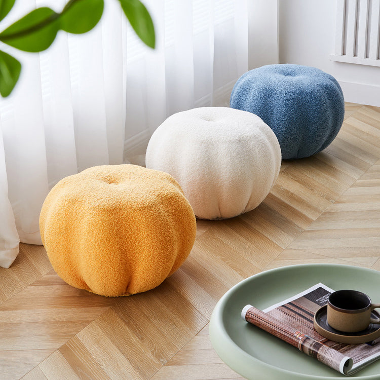 Pumpkin Wood Velvet Armchair — Red
