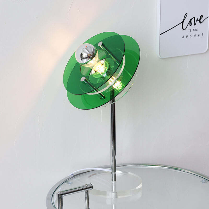 Modern Acrylic Saucer Table Lamp