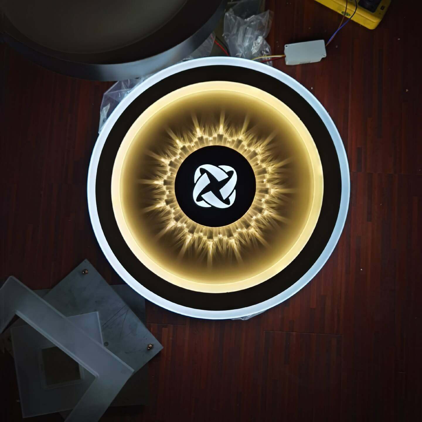 Round Acrylic LED Flush Mount Light