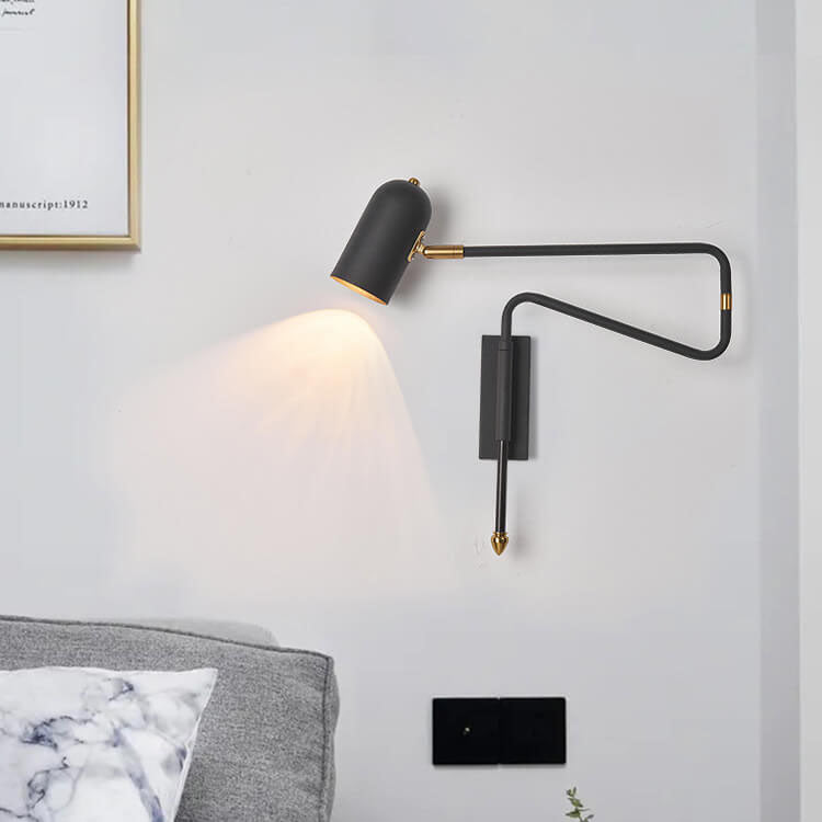 Nordic Iron Swing Arm Sconce