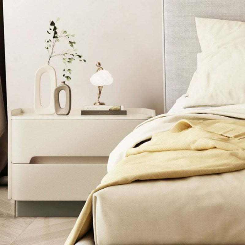 Nordic Sintered Stone Side Table 2-Drawer