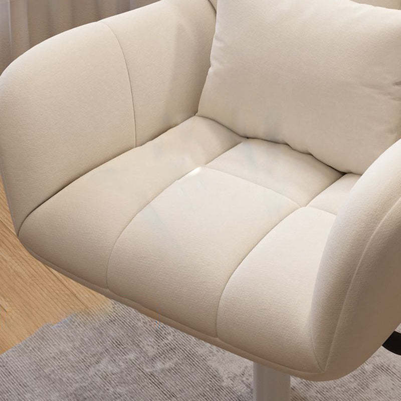 Nordic Velvet Swivel Height-Adjustable Desk Chair