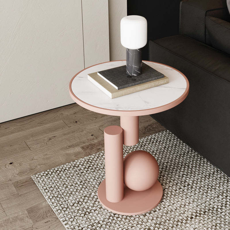 Contemporary Sintered Stone Geometric Coffee Table