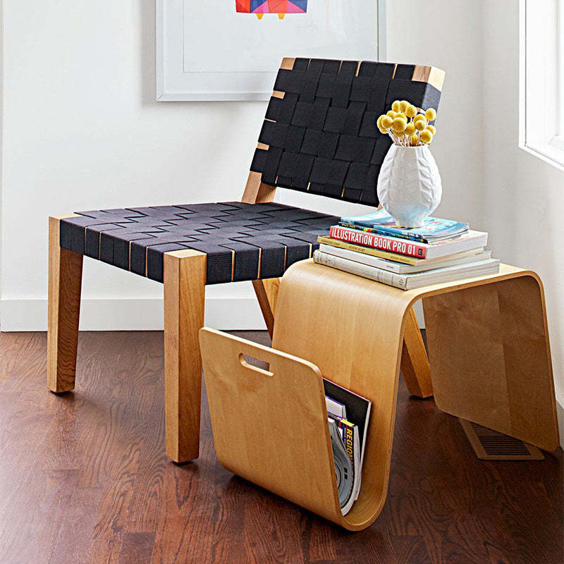 Scandinavian N-Shape Wood End Table