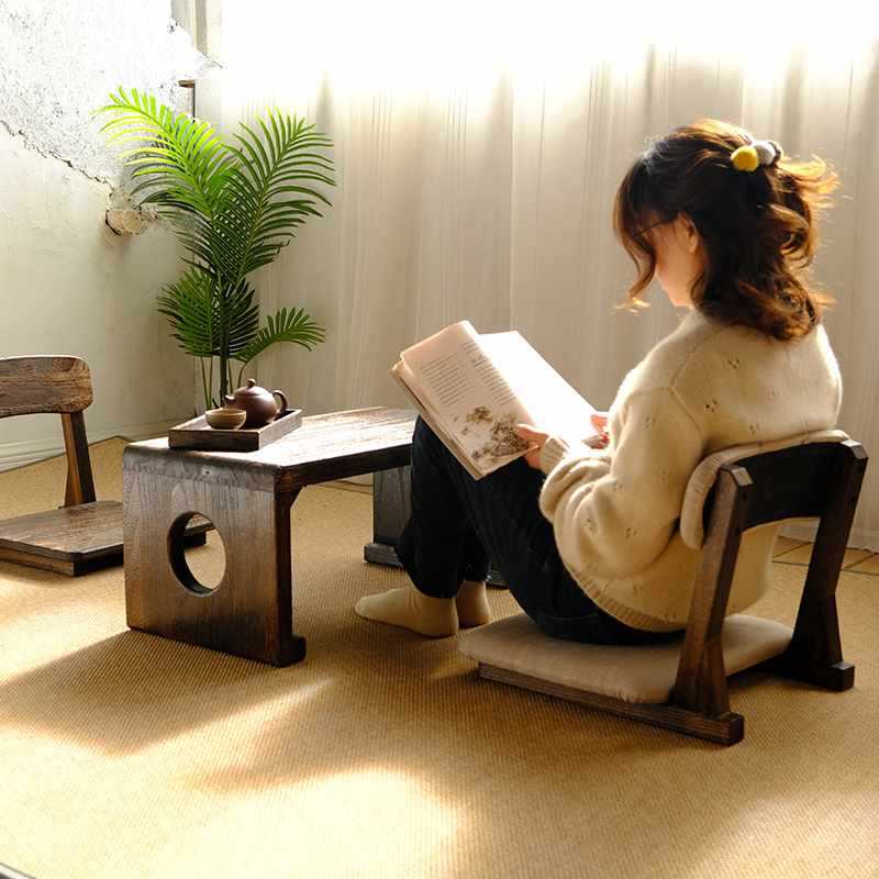 Japanese Paulownia Wood Tatami Chair