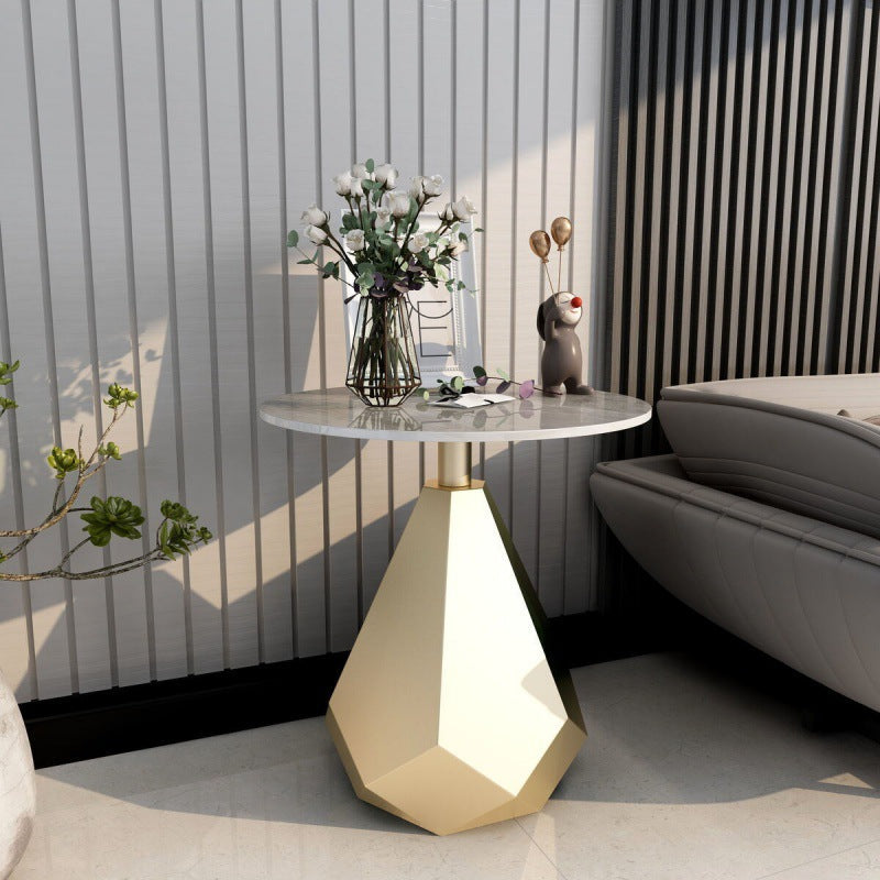 Contemporary Marble Sintered Stone Coffee Table