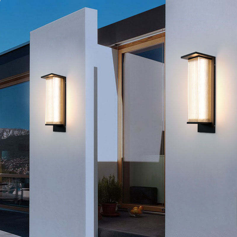 Minimalist Solar Stainless Steel Wall Sconce