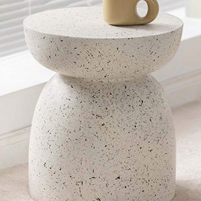 Nordic Cylinder Magnesium Oxide End Table
