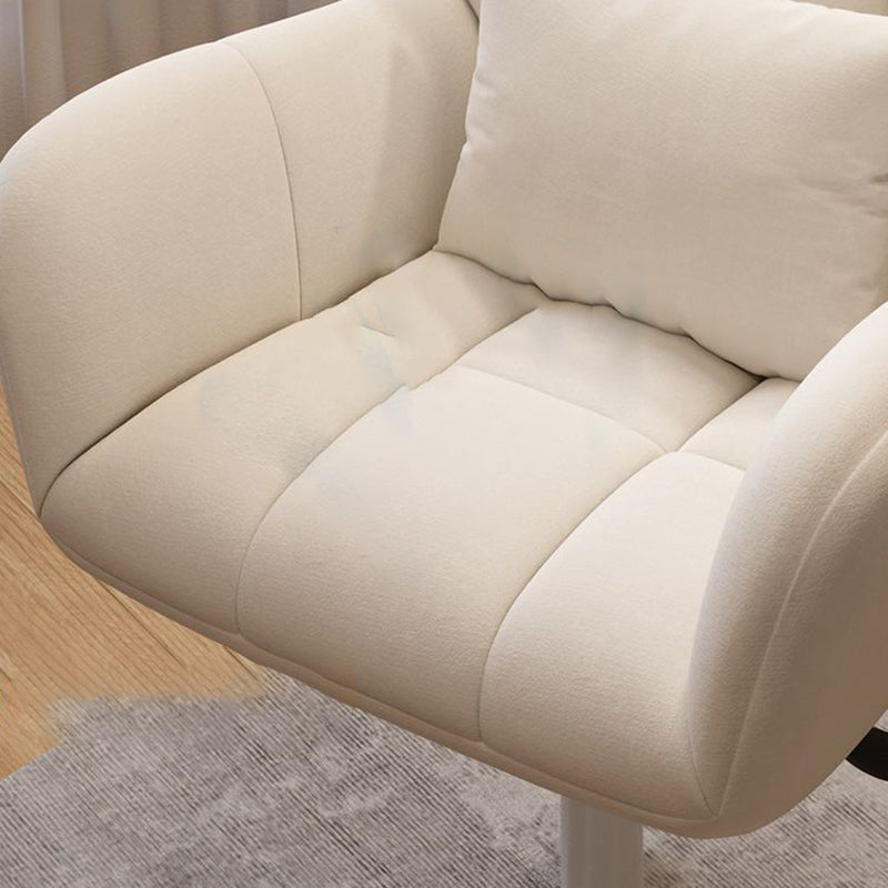 Minimalist Velvet Cotton Nylon Desk Chair