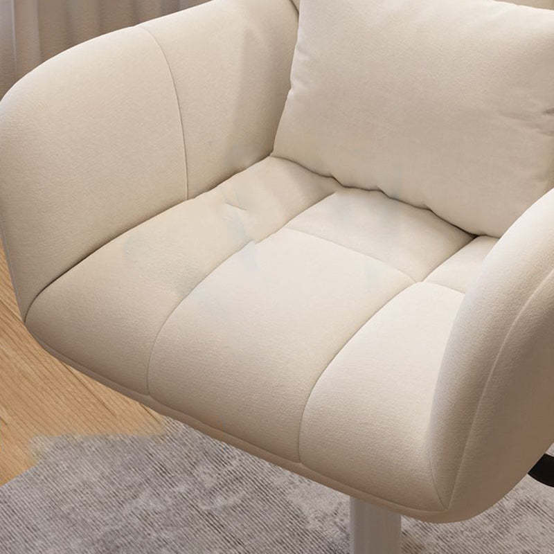 Minimalist Velvet Cotton Nylon Desk Chair