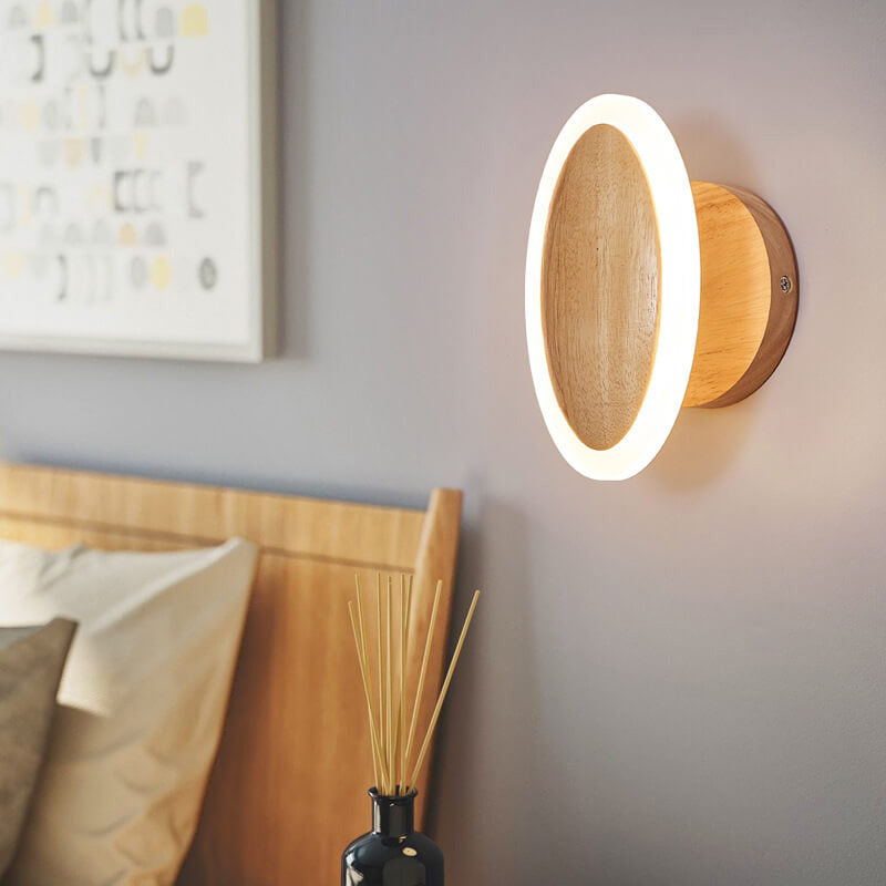 Minimalist Log Oval LED Ceiling Light