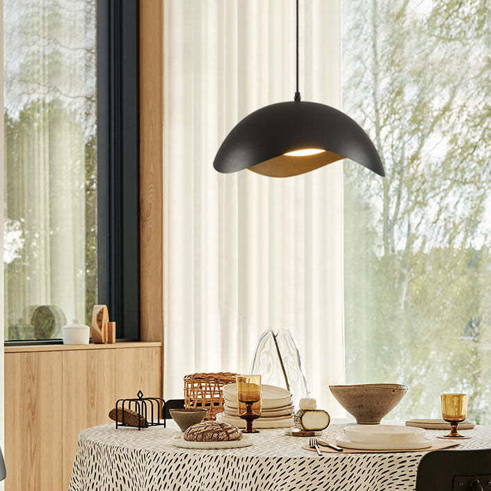 Nordic Minimalist Dome Wave LED Pendant Light
