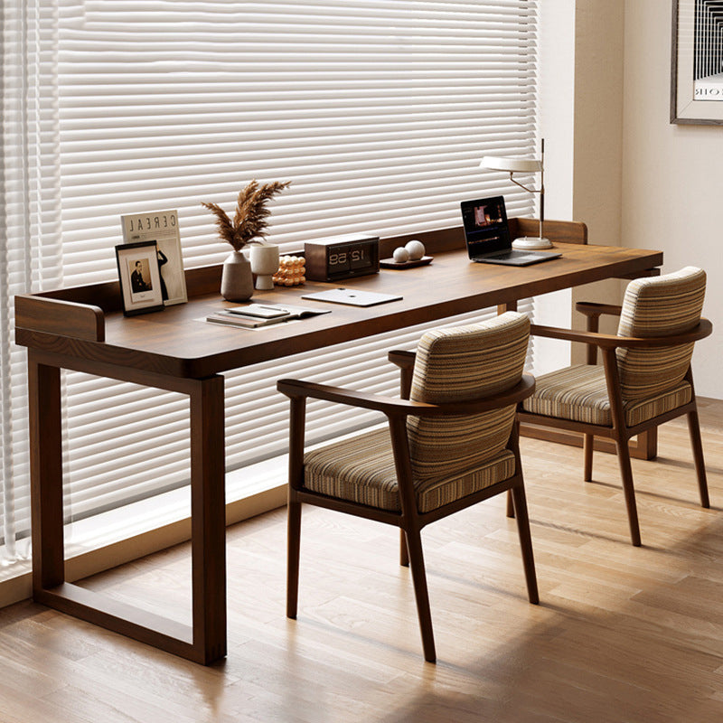 Rustic Rectangular Wood Desk