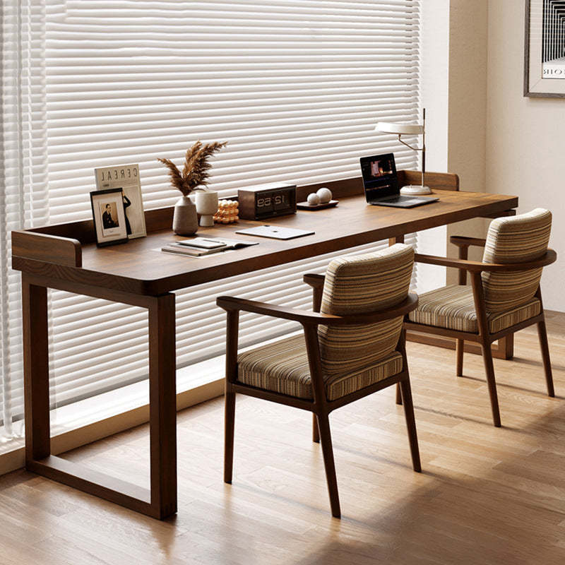 Rustic Rectangular Wood Desk
