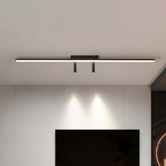 Minimalist Long Strip LED Spotlight Flush Mount Light