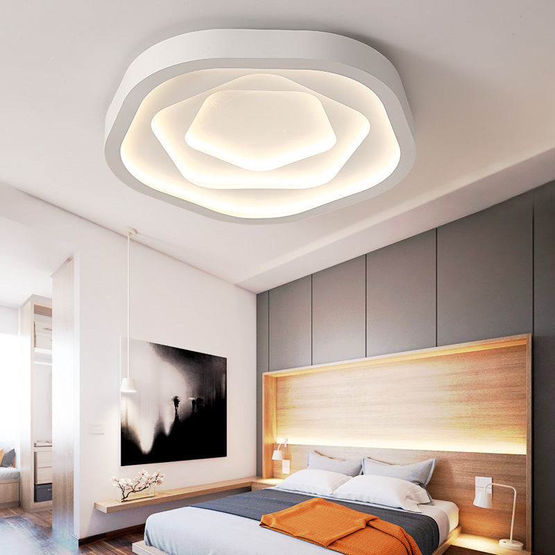 Modern Romantic Rose LED Flush Mount Light