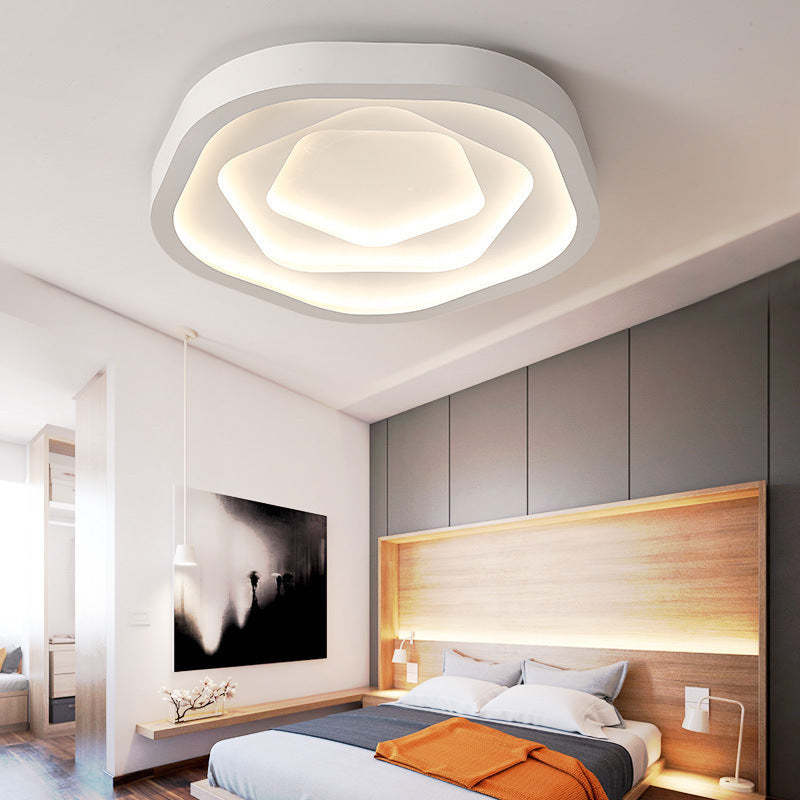 Modern Romantic Rose LED Flush Mount Light