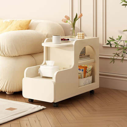 Contemporary Square Side Table 1-Cabinet