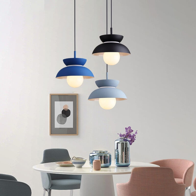 Nordic Minimalist Solid Aluminum Pendant Light
