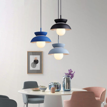 Nordic Minimalist Solid Aluminum Pendant Light