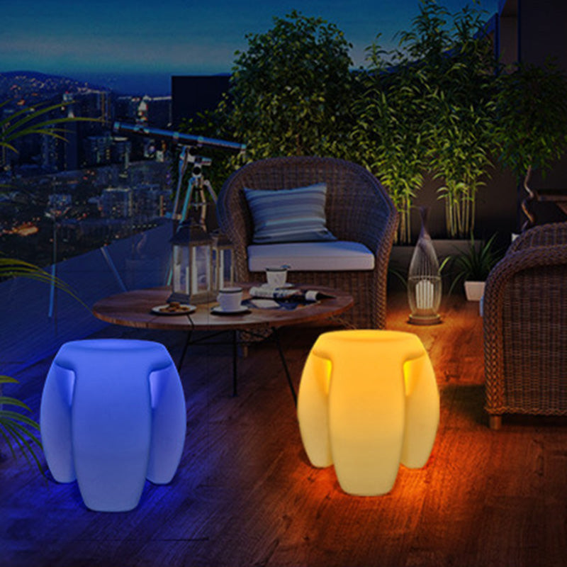 Minimalist LED Waterproof Bar Stool — LED RGB Light Color + Remote Control
