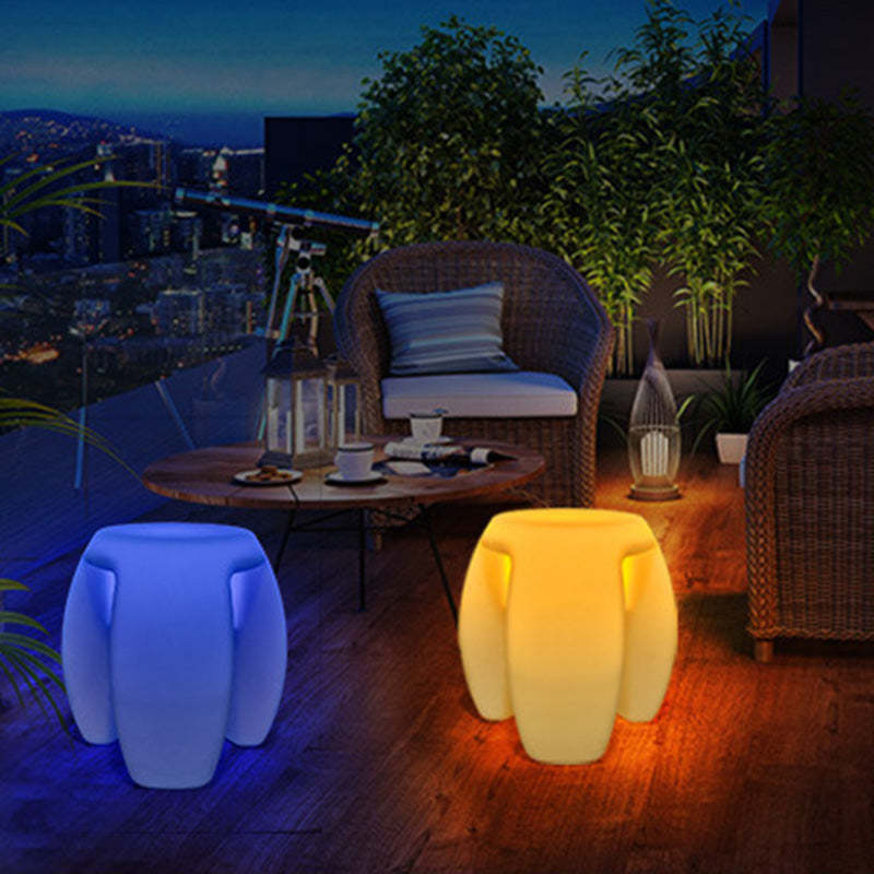 Minimalist LED Waterproof Bar Stool — LED RGB Light Color + Remote Control