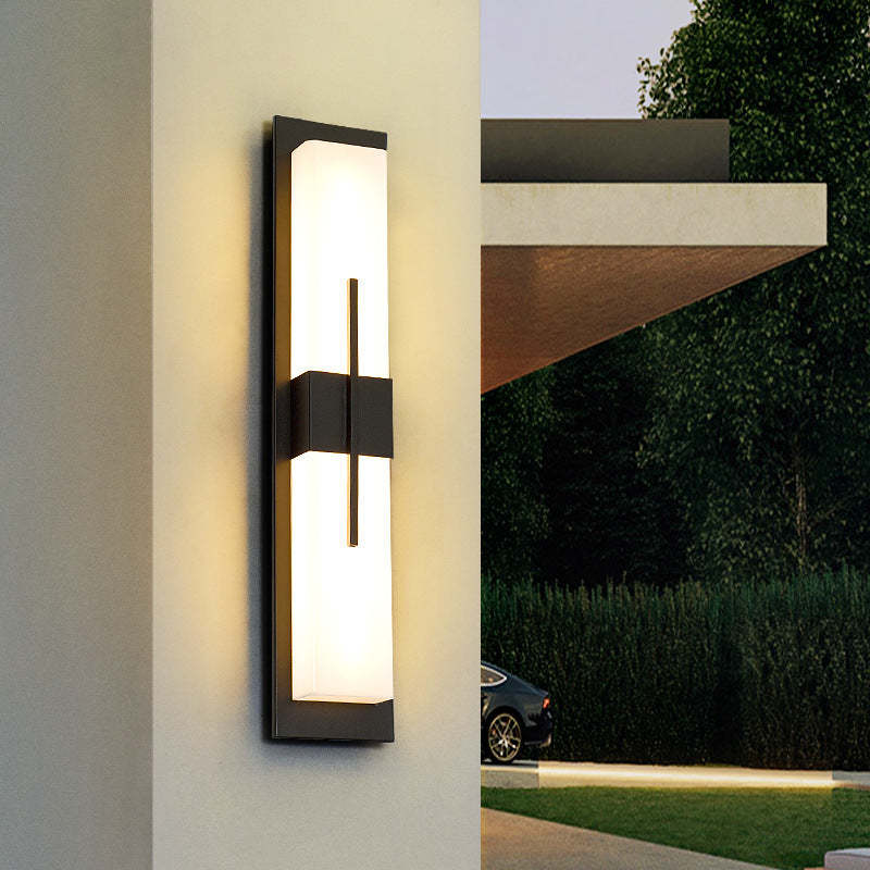 Minimalist Stainless Steel Outdoor Wall Sconce