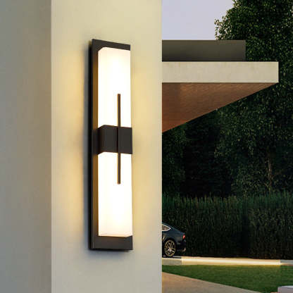Minimalist Stainless Steel Outdoor Wall Sconce