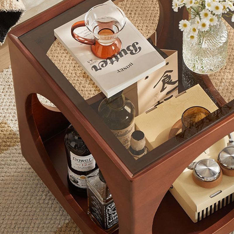 Nordic Wood 2-Tier End Table