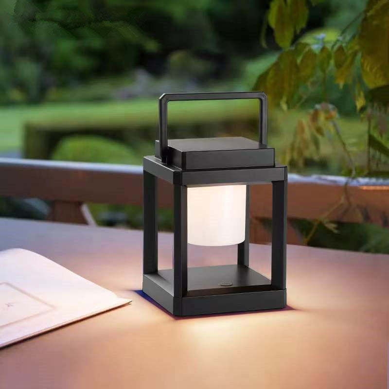 Modern Square Solar LED Outdoor Camping Light