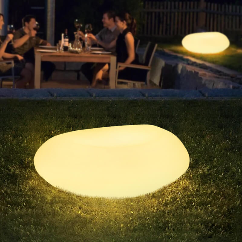 Solar Simulation Stone Garden Landscape Light