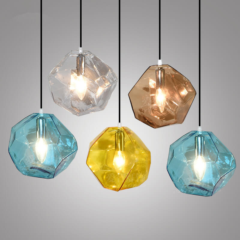 Modern Irregular Glass Pendant Light