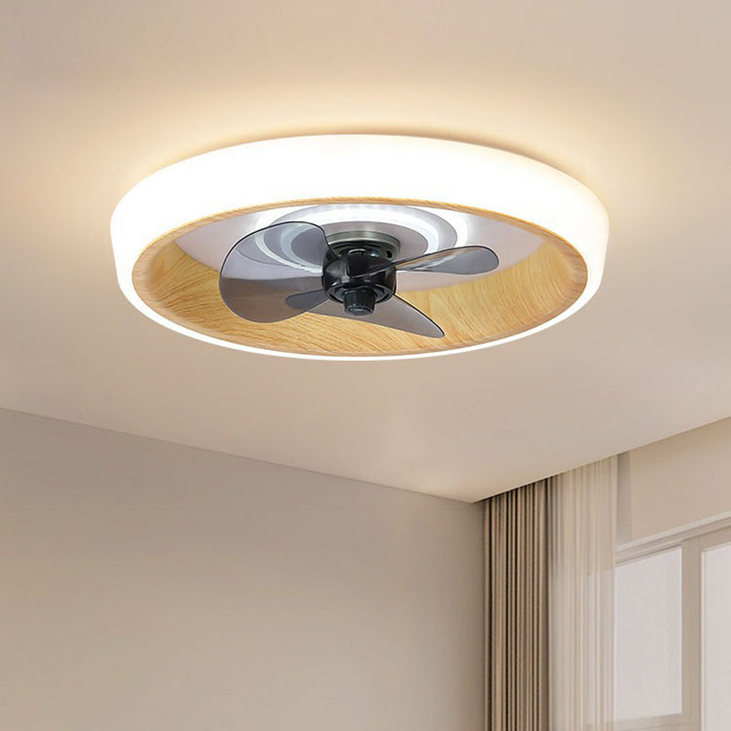 Minimalist Grain Aluminum Flush Mount Ceiling