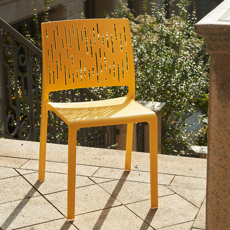 Minimalist Square Plastic Chair