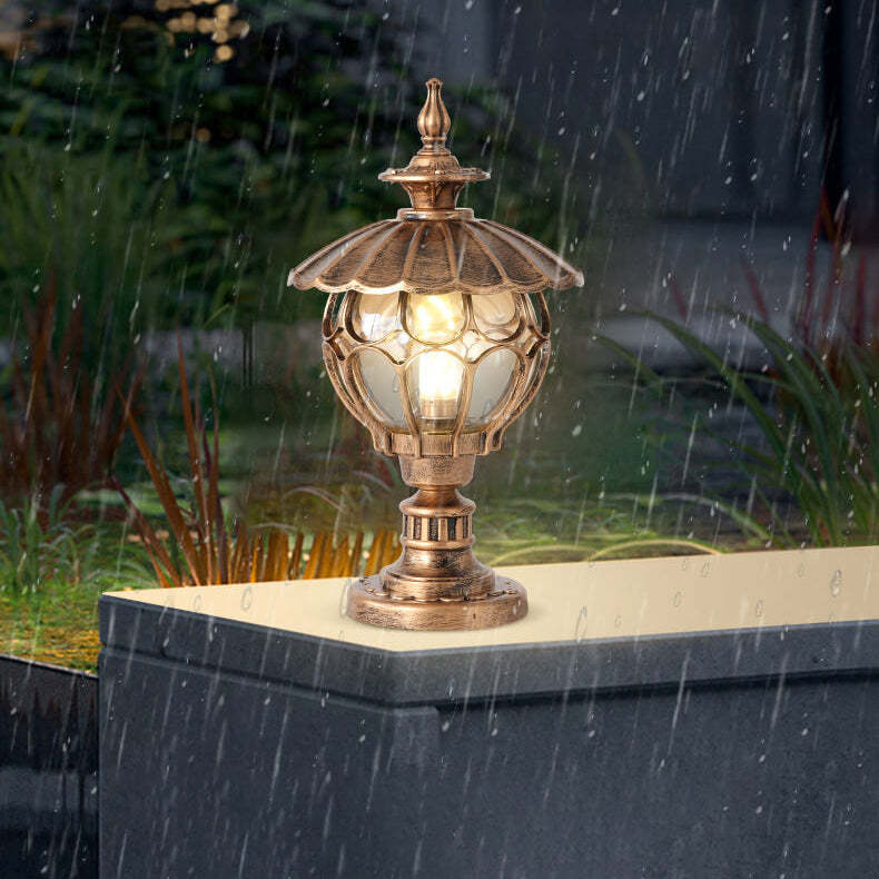 European Round Column Outdoor Landscape Light