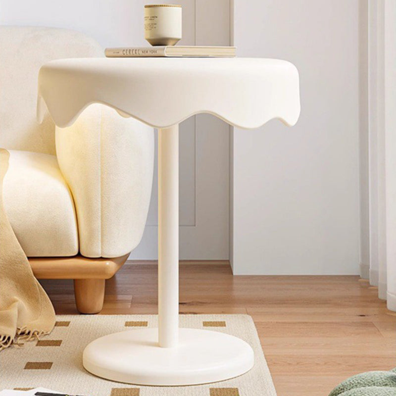Contemporary Ice Cream Steel End Table