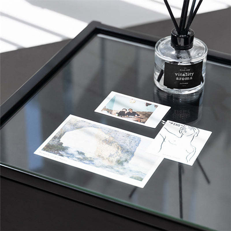 Scandinavian Solid Wood Nightstand 1-Drawer