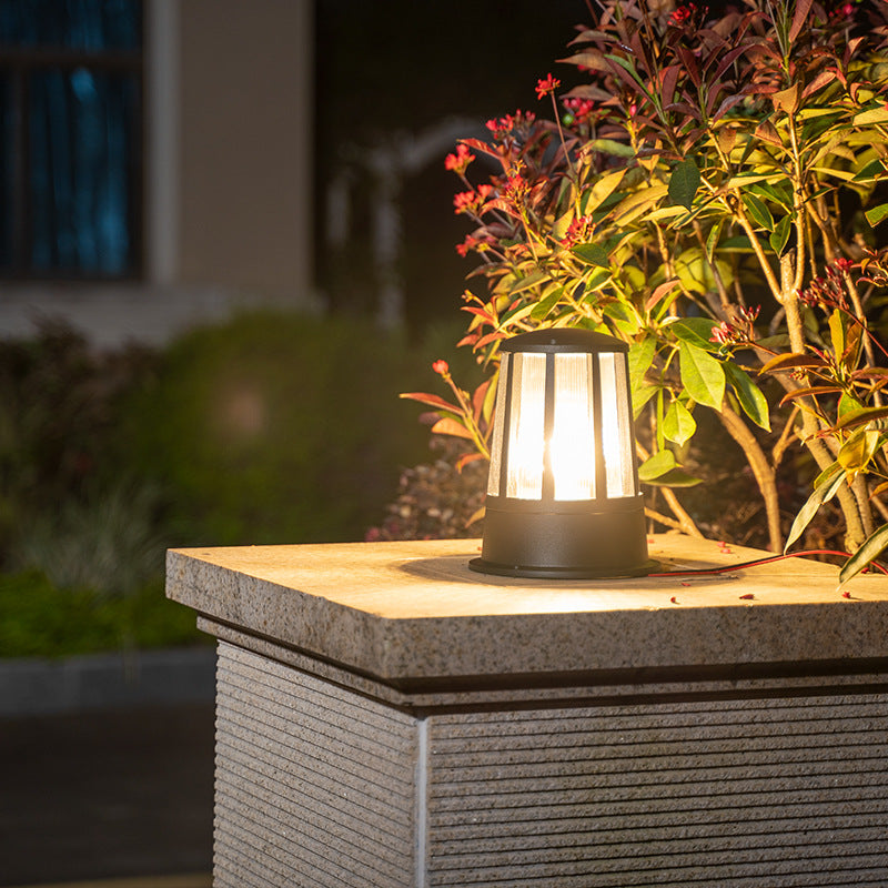 Industrial Aluminum Acrylic Outdoor Post Landscape Light