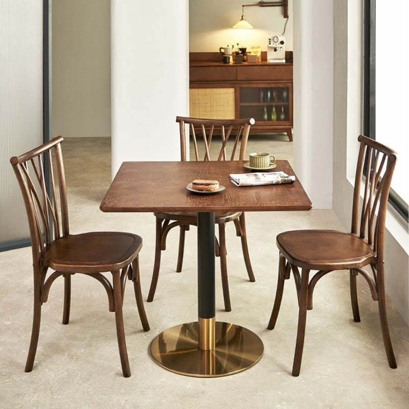 Vintage Crossover Wood Dining Chair