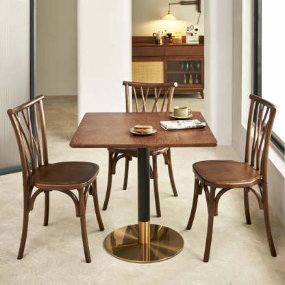Vintage Crossover Wood Dining Chair