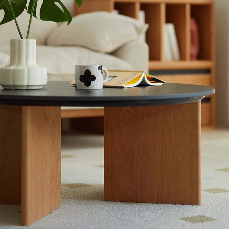 Nordic Rock Board Wood Coffee Table