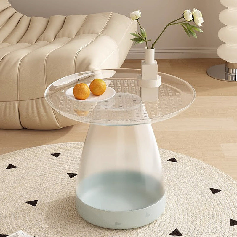 Minimalist Round Plastic Coffee Table
