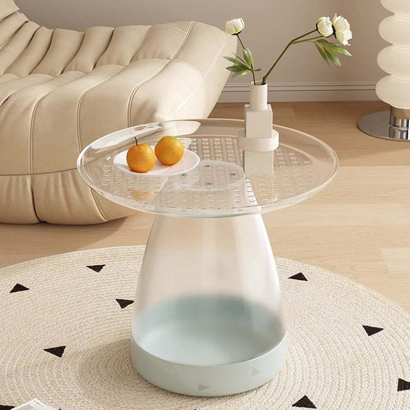 Minimalist Round Plastic Coffee Table